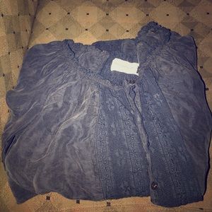 Abercrombie dark blue shirt